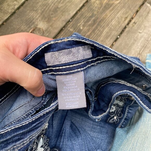 Lot of 4 Vintage Y2K Denim Jeans Size 25-28 - Mirmana, Sixty Nine - Picture 7 of 9